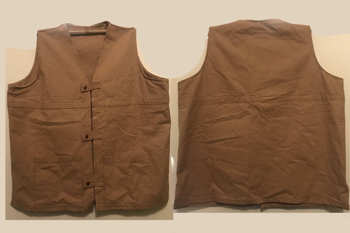 Chaleco frente y respaldo